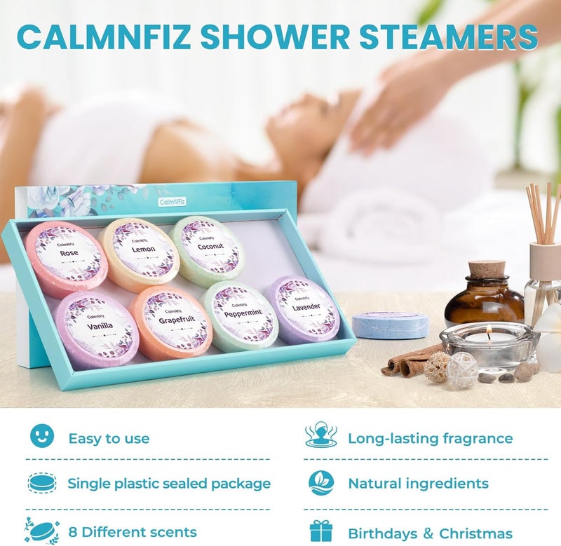 CalmNFiz Shower Steamers 8 Pack Set - Image 5